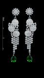 Green Blue Zirconia Beautiful Earring Jewellery for Ladies