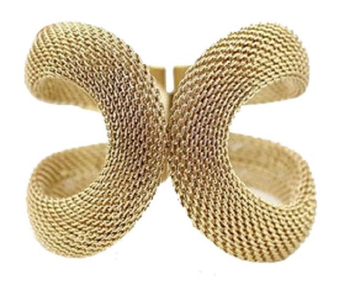 African gold bangle bracelet