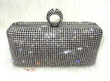 Crystal Classy Gold Silver Black Clutch Party Clutch Evening Party Cocktail Wedding Bridal Purse for women