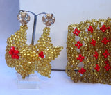 Monalisa Stylish African Queen Beads Jewellery Set