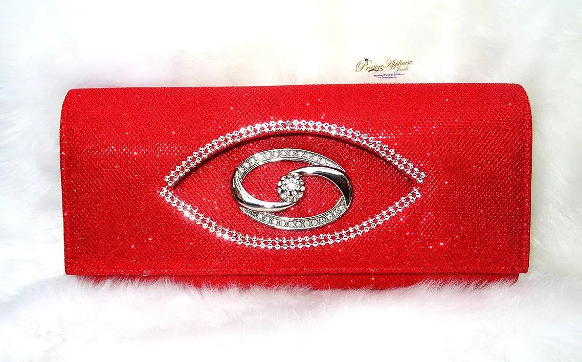 Red Elegant Fashionable Stylish Designer Casual Hand clutch Hand