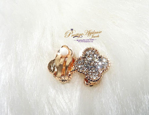 Diamond Stud Solid 18kt Rose Gold Push Back Earrings For Women Jewelry - PrestigeApplause Jewels 