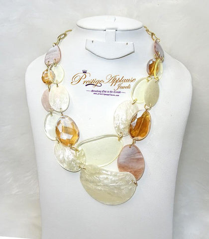 Latest Trendy Yellow Necklace Jewellery for Ladies Great Gift for Women - PrestigeApplause Jewels 
