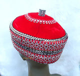 New Elegant African Igbo traditional Wedding Cap For Chief Titled Men - PrestigeApplause Jewels 