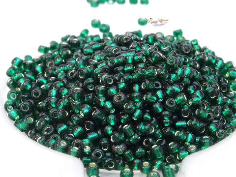 African/Nigerian  Delica Seed Beads Crystal Bugle Beads Small Tube Crystal Bugle Beads/Small Green Crystal Bugle Beads/Very high Quality Beads Jewellery Making - PrestigeApplause Jewels 
