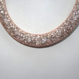 Rose Gold Swarovski Element Stardust Crystal Necklace Choker Magnetic closure