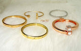 Wholesale / Bulk Assorted Bangle Different Designs Silver Crystal Popular Bracelet Jewellery