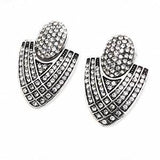 PrestigeApplause Vintage Shield design with diamantes Retro Party Earring