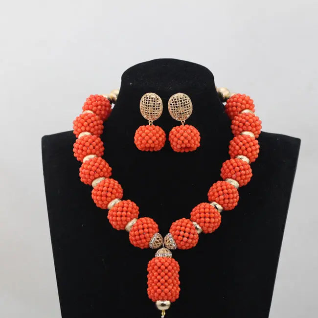 Nigeria Red Coral Beads Price Elegant Beautiful Choker Design