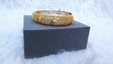 18 Carat Gold Plated Women’s Bangle Bracelet – Elegant Fashion Jewellery Gift Bangle Bracelet