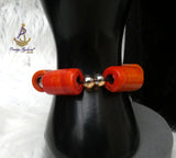 Multi 2/3 Layers Red Beaded Necklace Set Gold-Tone Accessories – Traditional Set PrestigeApplause Jewels