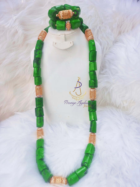 Real Traditional Bridal  Nigerian Necklace Jewellery Set Wedding 100% Coral African Jewellery Set African Beads