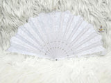 Black Lace Hand Fan – Elegant Statement Bridal & Cultural Accessory PrestigeApplause Jewels