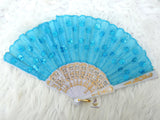 Black Lace Hand Fan – Elegant Statement Bridal & Cultural Accessory PrestigeApplause Jewels