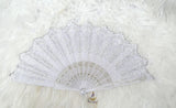 Black Lace Hand Fan – Elegant Statement Bridal & Cultural Accessory PrestigeApplause Jewels