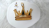 Bold 18K Italian Gold Plated Crown Hat Pendant – Stylish Royal-Inspired Jewelry Gift for Men & Women PrestigeApplause Jewels