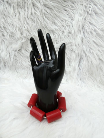 Cheap Red Women's Men Bracelet Groom Celebrant Jewellery For Traditional Ceremonies PrestigeApplause Jewels