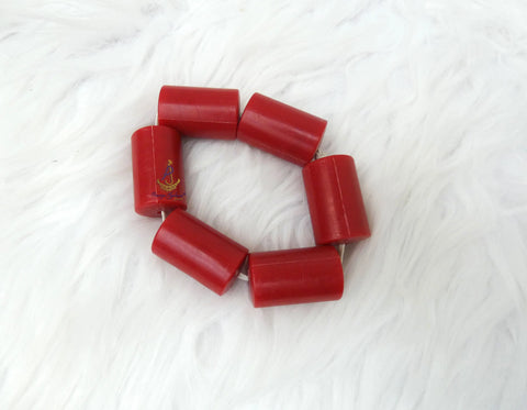 Cheap Red Women's Men Bracelet Groom Celebrant Jewellery For Traditional Ceremonies PrestigeApplause Jewels