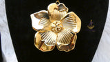 Elegant Gold-Plated Floral Statement Jewellery Set – Flower Necklace Women Set