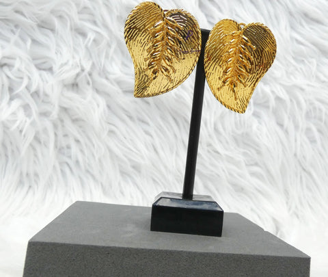 Fashion Gold Earring Party Celebrant Leaf Earring Jewellery Great as Gift Earrings