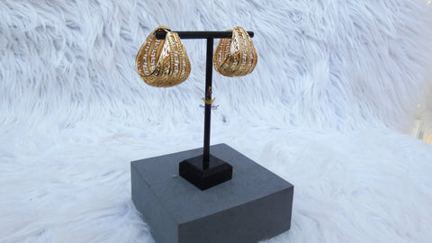 Fashion Gold Plated Earring Party Celebrant Bold Cuff Earring Jewellery Great as Gift Earrings