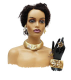 Gold Necklace & Bracelet 4 Set | Fashion Jewellery for Women | Party Jewellery Set | Elegant Gift for Her PrestigeApplause Jewels