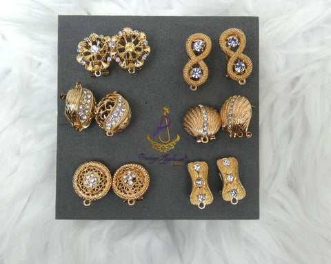 Gold Plated Earring Hooks for Jewellery Making | DIY Craft Supplies | Silver/Gold Tone Findings for Handmade Earrings