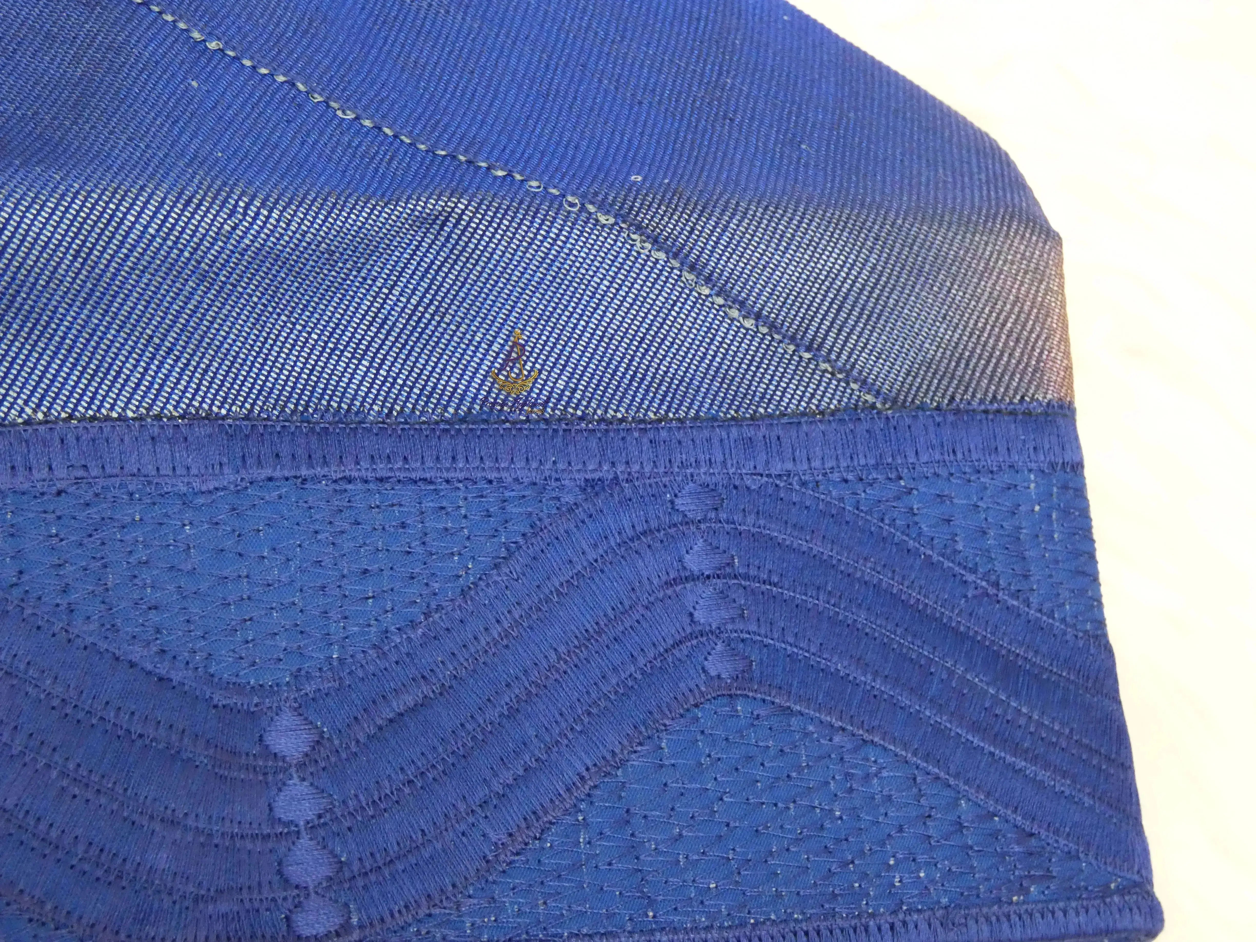 Royal Blue Royal Designs Aso Oke Groom Fila Cap African Nigerian Hat ...