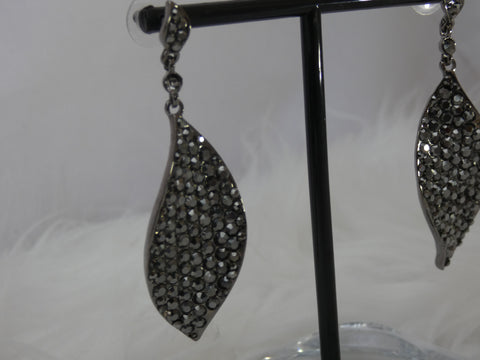 Grey Black Cocktail Evening Party Earring Jewellery