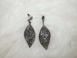 Grey Black Cocktail Evening Party Earring Jewellery