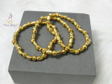 PrestigeApplause Italian Gold Plated Dubai Bracelet - Great as Gift for Women Wife Girlfriend Bride Bridemaids