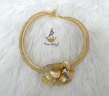 New Design Dubai Gold Plated Jewelry 4-Piece Set – Necklace & Earrings | Elegant Bridal, Party & Cocktail Jewelry Gift for Her Gold Plated