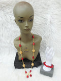New Royal Design Original Coral Necklace Design Bridal Party Women Bridal Wedding African Nigerian Authentic Coral Jewellery Set Coral Beads
