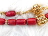 New Royal Design Original Coral Necklace Design Bridal Party Women Bridal Wedding African Nigerian Authentic Coral Jewellery Set Coral Beads