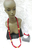 New Royal Design Original Coral Necklace Design Bridal Party Women Bridal Wedding African Nigerian Authentic Coral Jewellery Set Coral Beads
