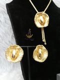 New Style Dubai Gold Plated 4-Piece Jewelry Set – Necklace & Earrings |  Party & Cocktail Jewelry Gift for Her Gold Plated