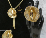 New Style Dubai Gold Plated 4-Piece Jewelry Set – Necklace & Earrings |  Party & Cocktail Jewelry Gift for Her Gold Plated
