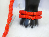 New Coral Design His & Her 2 in 1 Couple Bridal Party Groom Wedding Jewellery Set