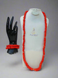 New Coral Design His & Her 2 in 1 Couple Bridal Party Groom Wedding Jewellery Set