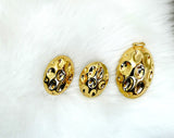 Stud Beetle Design Earring Necklace Party Jewelry Set