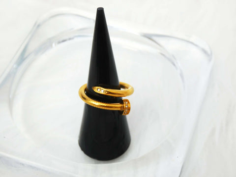 Nail Ring Popular Design Silver Gold Ring - Great as Gift