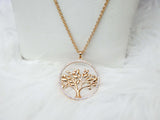 Big Tree of Life Gold Plated Popular Design Necklace Bridal Cocktail Gift for Women Necklace - Great as Gift