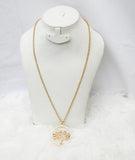 Big Tree of Life Gold Plated Popular Design Necklace Bridal Cocktail Gift for Women Necklace - Great as Gift