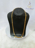 Italian Gold Plated Men Women Unisex Just Ladder Necklace Jewellery