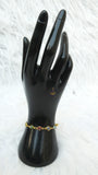 Multicolour Evil Eye Bracelet, Gold-Tone Nazar Charm | Adjustable Jewellery
