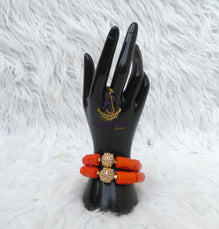 Original Coral Men Women Unisex Bracelet Groom Bridal Celebrant Jewellery
