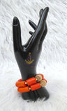 Original Coral Men Women Unisex Bracelet Groom Bridal Celebrant Jewellery