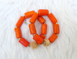 Original Coral Men Women Unisex Bracelet Groom Bridal Celebrant Jewellery