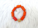 Original Coral Men Women Unisex Bracelet Groom Bridal Celebrant Jewellery