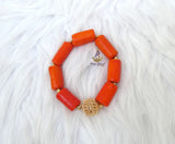 Original Coral Men Women Unisex Bracelet Groom Bridal Celebrant Jewellery